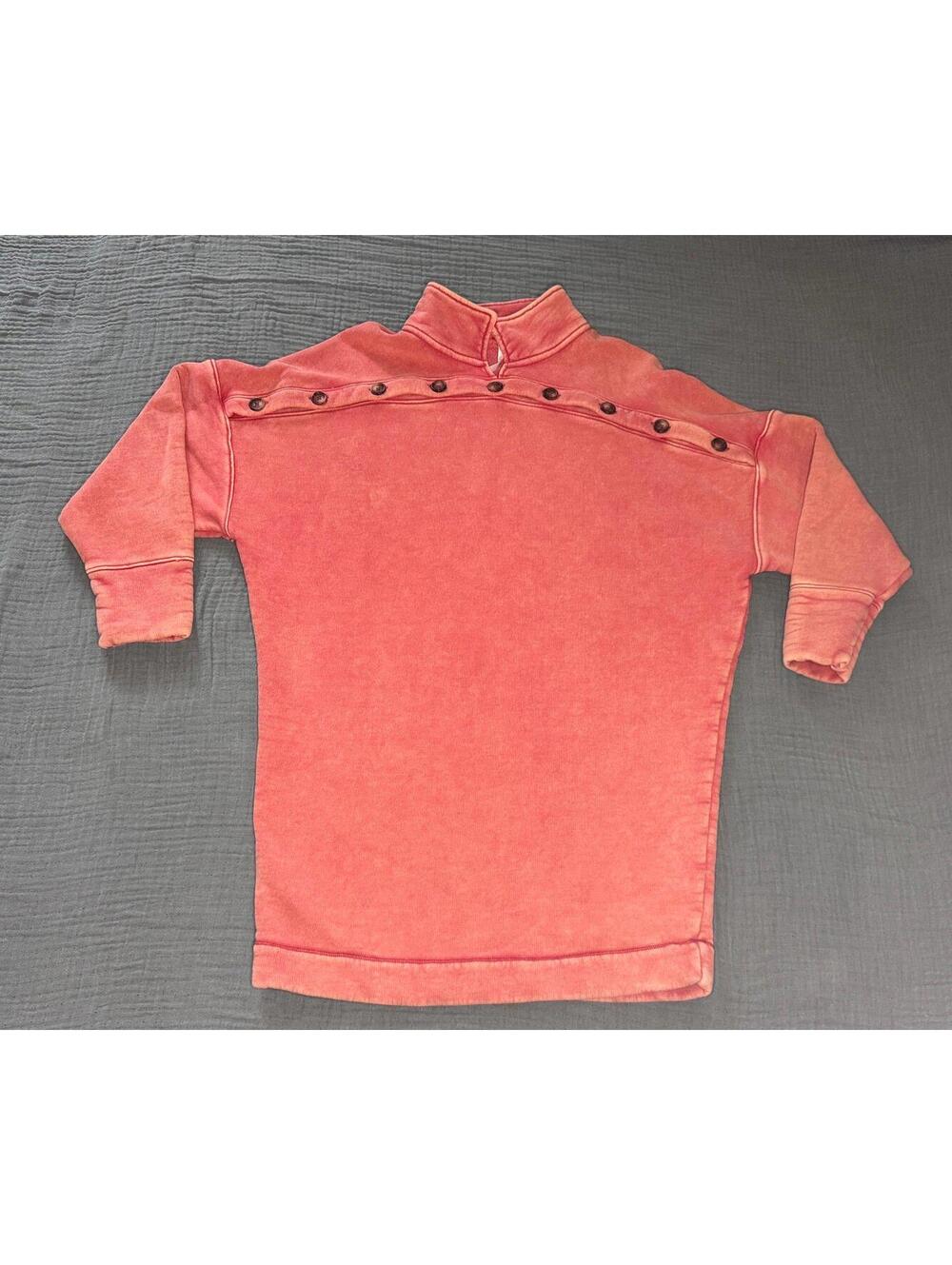 Women's Free People Oversized Sweater Size XS Coral Color